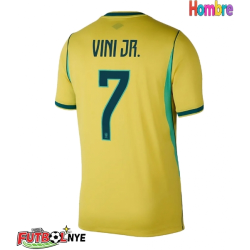 Camiseta Brasil Vinicius Junior #7 Primera Equipación Mundial 2026 manga corta